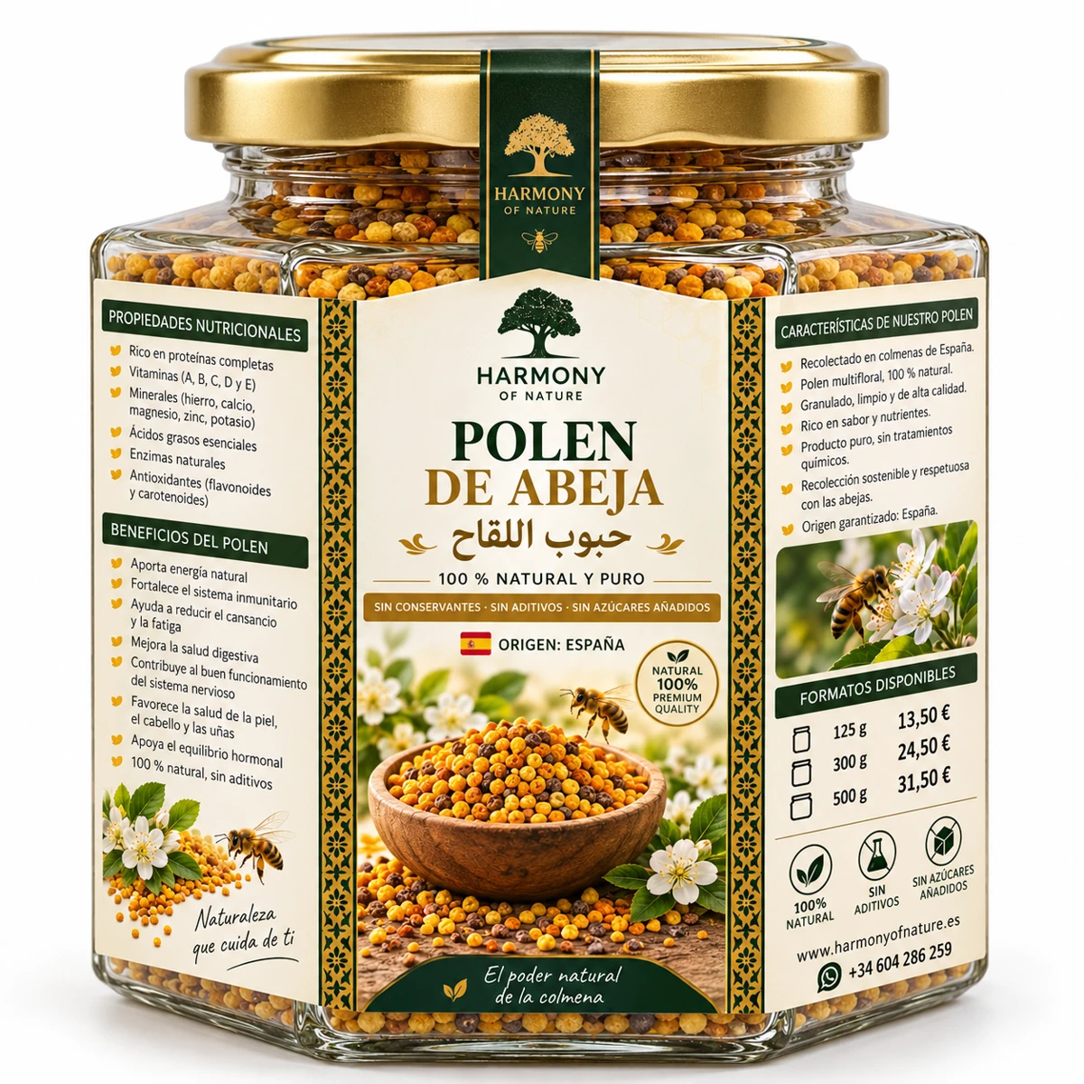 Polen de Abejas — Harmony of Nature